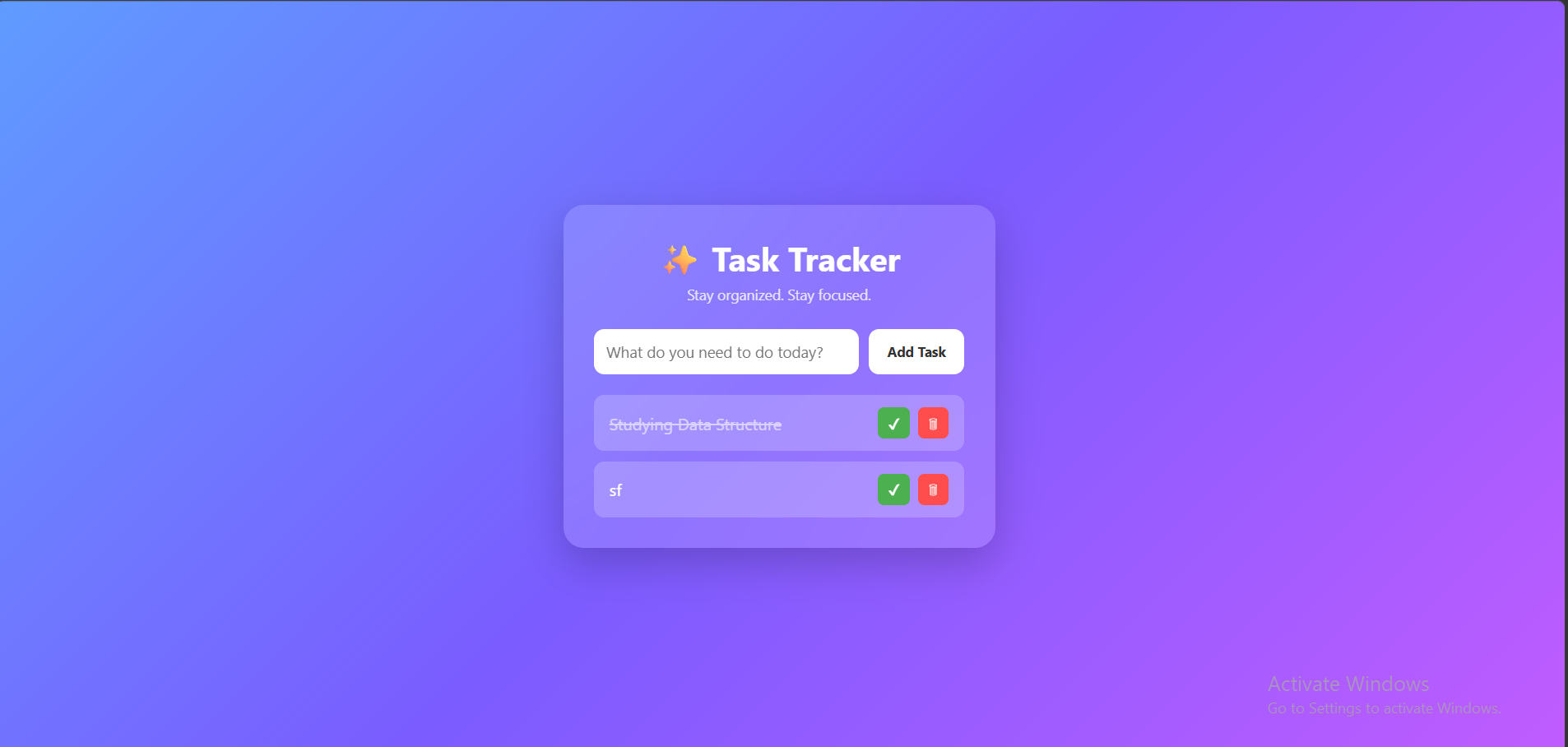 Task Tracker